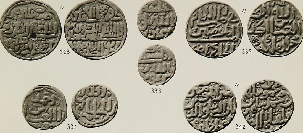 An illustration from The coins of the sultans of Dehlí in the British Museum, 1884, leaf 262