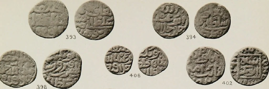 An illustration from The coins of the sultans of Dehlí in the British Museum, 1884, leaf 264