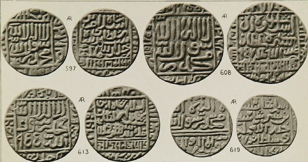 An illustration from The coins of the sultans of Dehlí in the British Museum, 1884, leaf 268