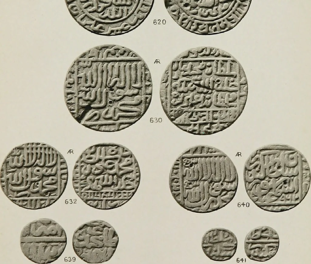 An illustration from The coins of the sultans of Dehlí in the British Museum, 1884, leaf 268