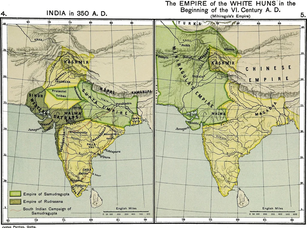 An illustration from Historical atlas of India, for the use of high schools, colleges and private students, 1907, leaf 23