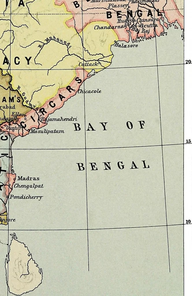 An illustration from Historical atlas of India, for the use of high schools, colleges and private students, 1907, leaf 35