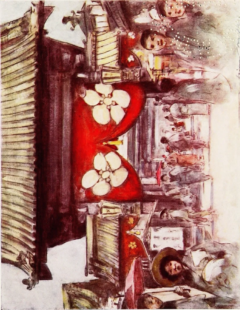 An illustration from Japan, a record in colour, 1901, leaf 120