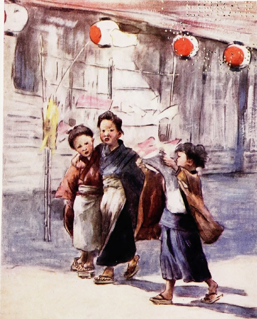 An illustration from Japan, a record in colour, 1901, leaf 132