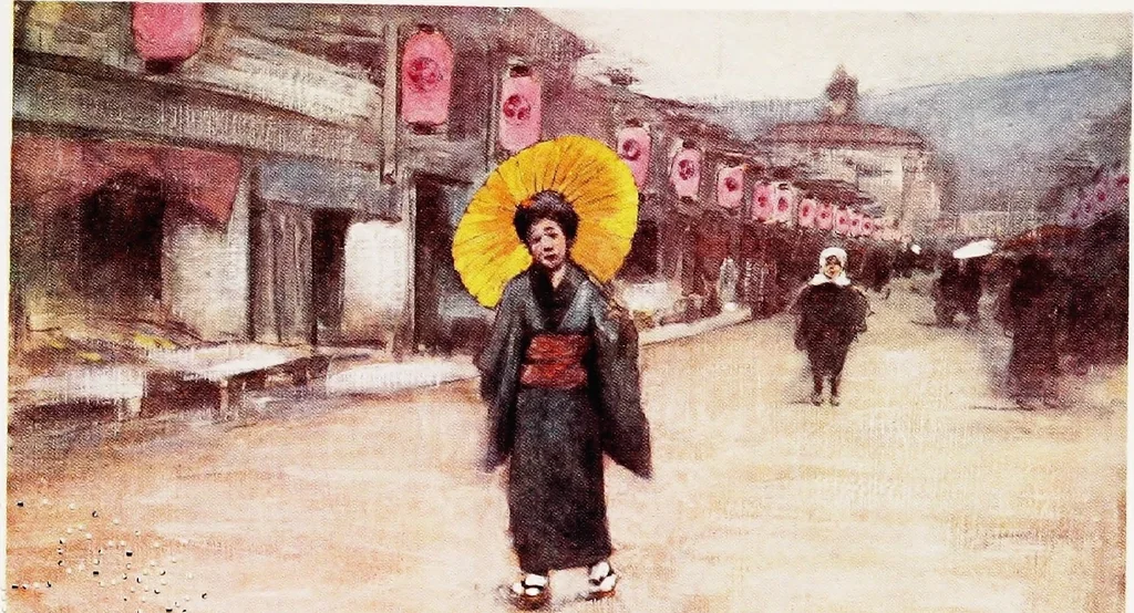 An illustration from Japan, a record in colour, 1901, leaf 224