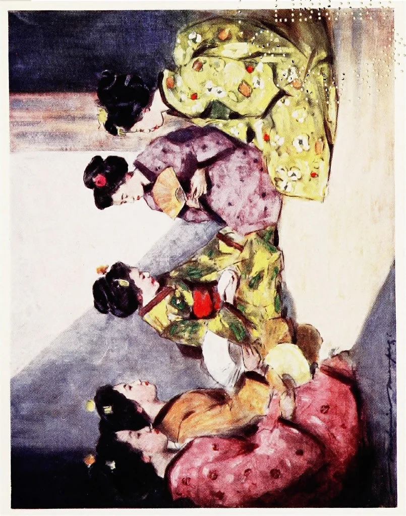 An illustration from Japan, a record in colour, 1901, leaf 318