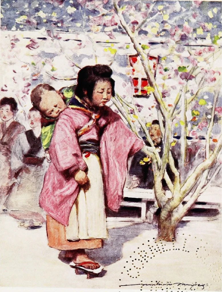 An illustration from Japan, a record in colour, 1901, leaf 346