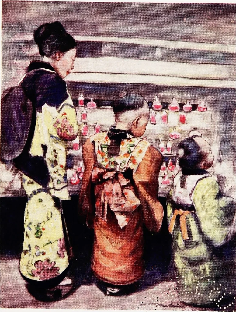 An illustration from Japan, a record in colour, 1901, leaf 358