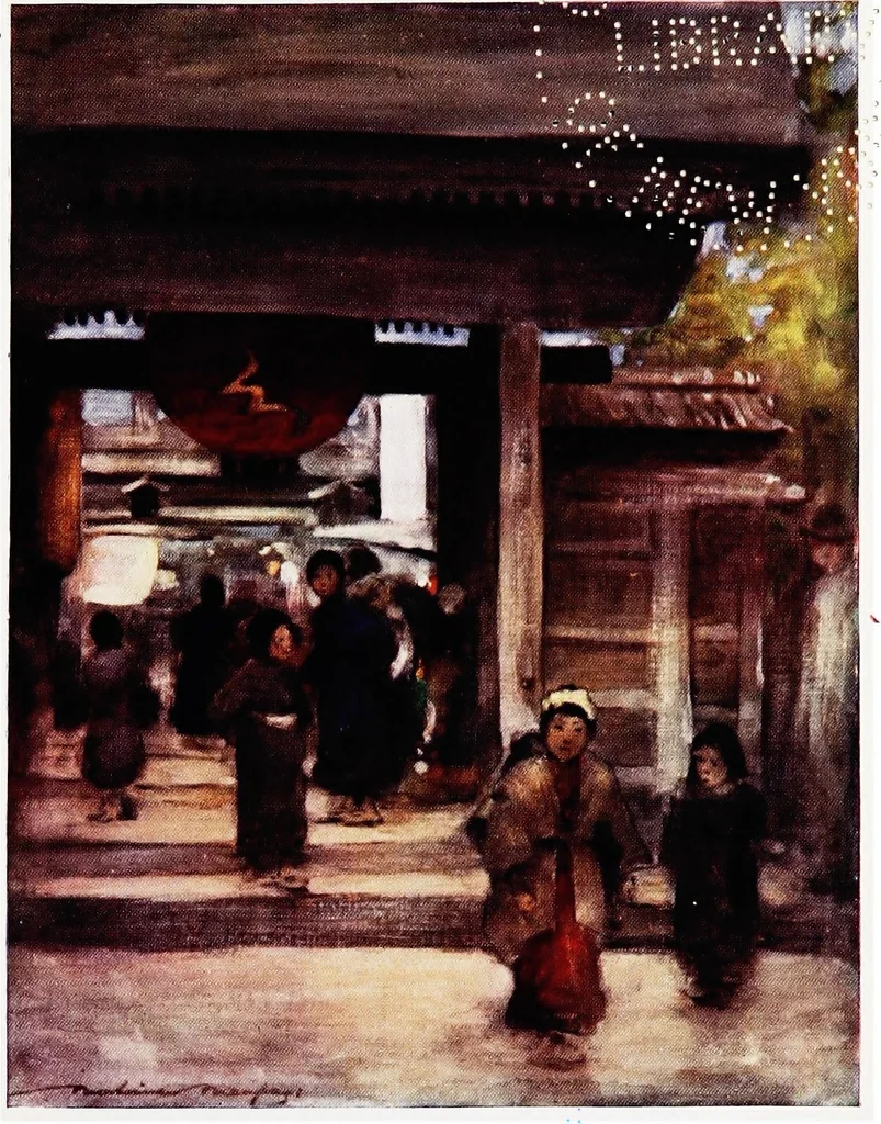 An illustration from Japan, a record in colour, 1901, leaf 48