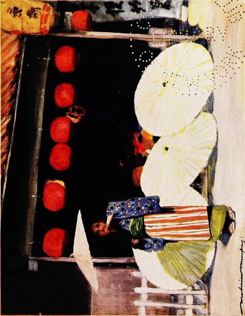 An illustration from Japan, a record in colour, 1901, leaf 490