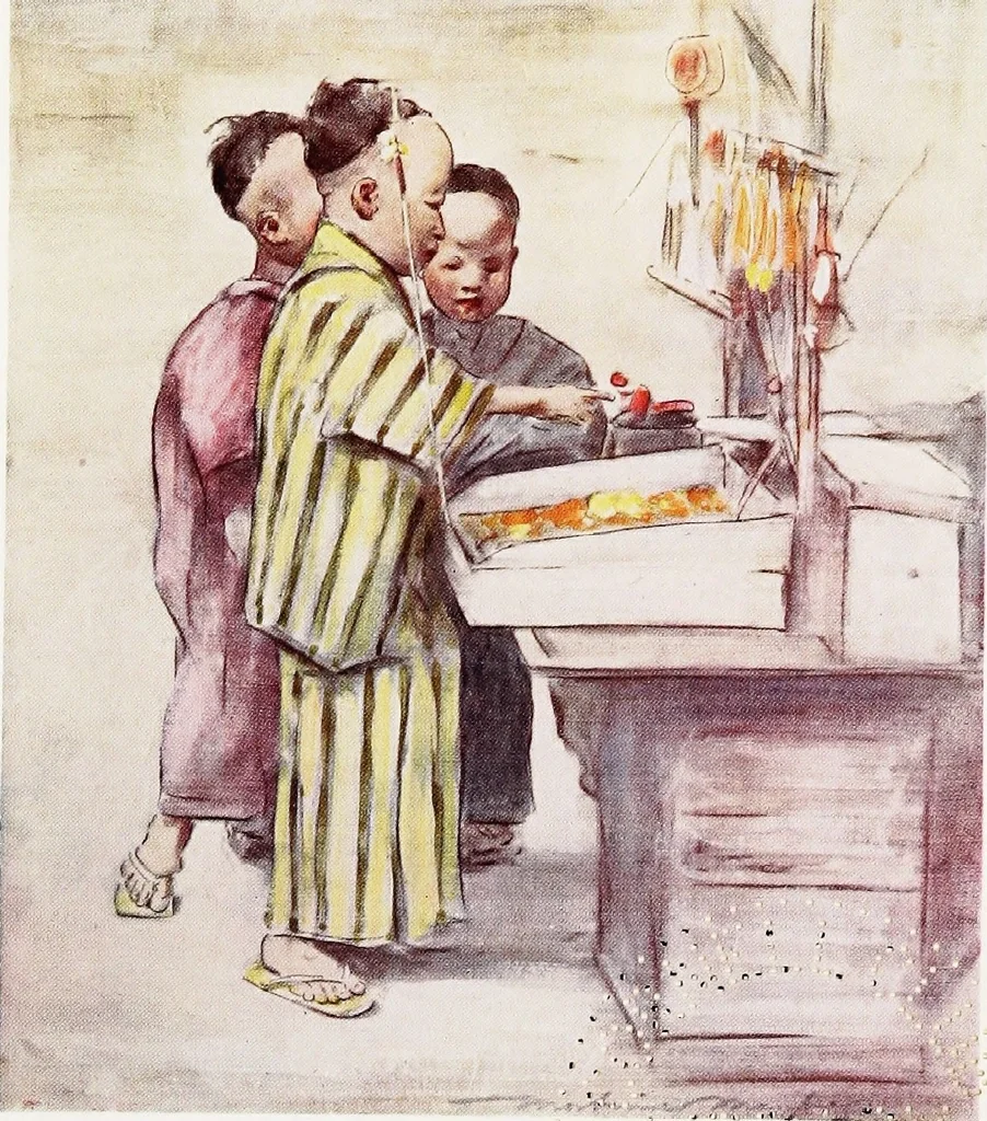 An illustration from Japan, a record in colour, 1901, leaf 498