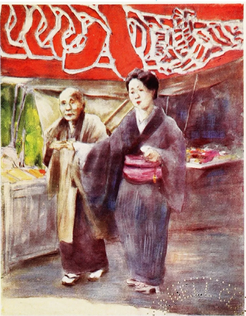 An illustration from Japan, a record in colour, 1901, leaf 510