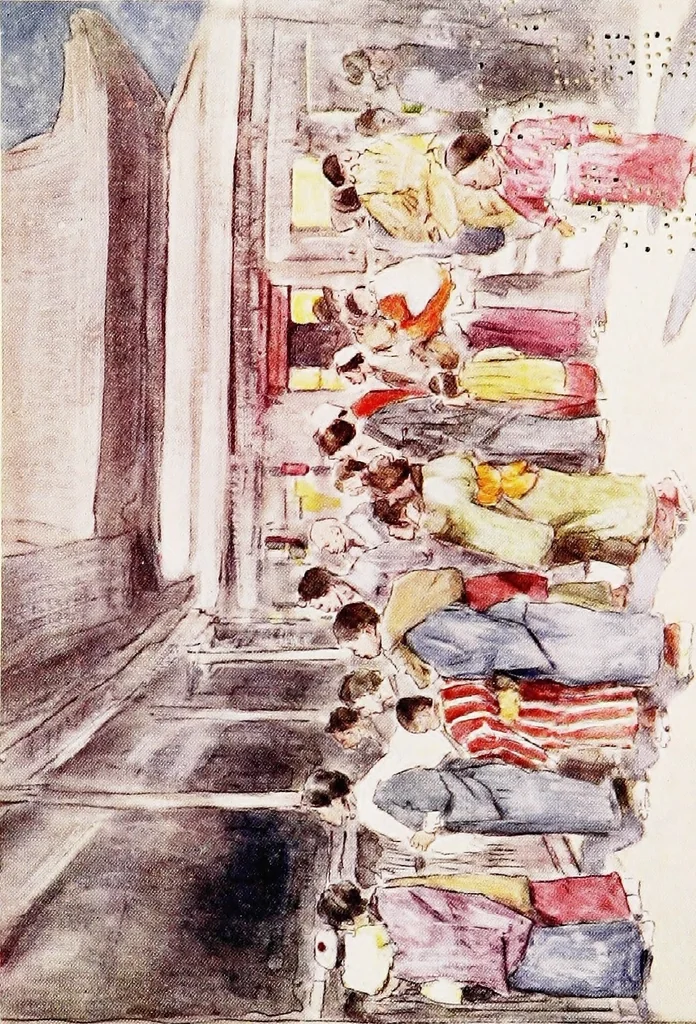 An illustration from Japan, a record in colour, 1901, leaf 516
