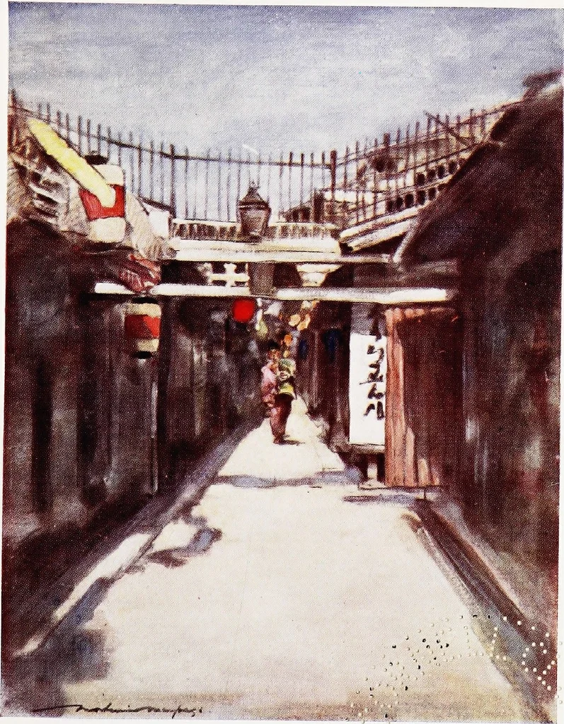 An illustration from Japan, a record in colour, 1901, leaf 54