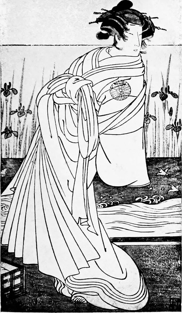 An illustration from Chats on Japanese prints, 1915, leaf 184