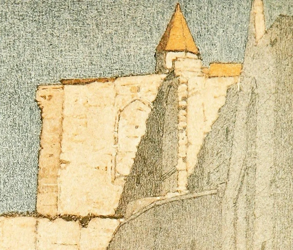 An illustration from The châteaux of Touraine, 1906, leaf 102