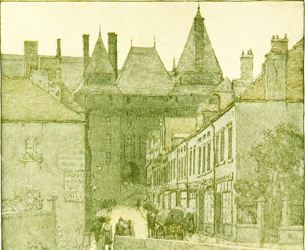 An illustration from The châteaux of Touraine, 1906, leaf 220