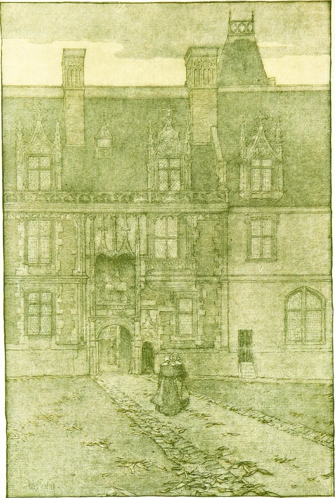An illustration from The châteaux of Touraine, 1906, leaf 290