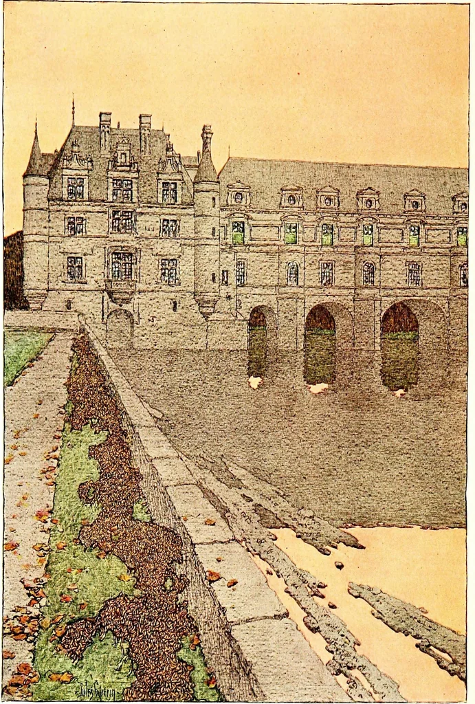 An illustration from The châteaux of Touraine, 1906, leaf 380