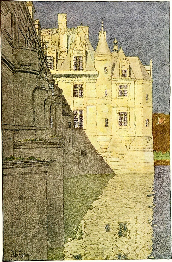 An illustration from The châteaux of Touraine, 1906, leaf 393
