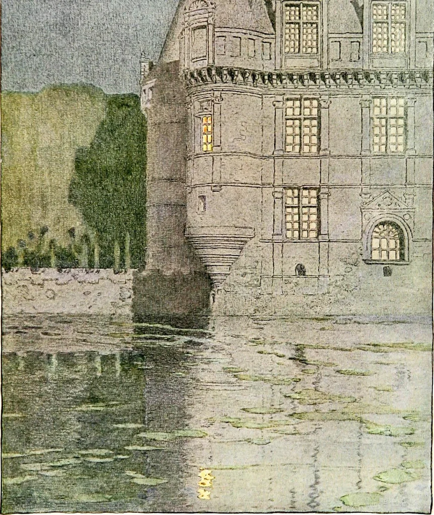 An illustration from The châteaux of Touraine, 1906, leaf 425
