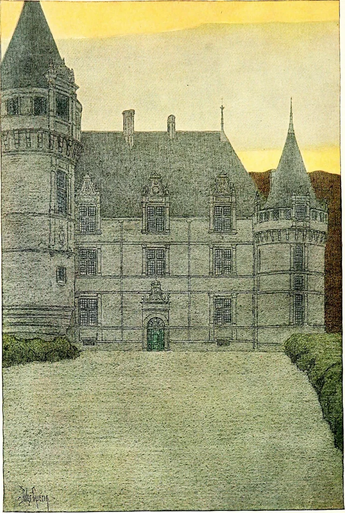 An illustration from The châteaux of Touraine, 1906, leaf 428