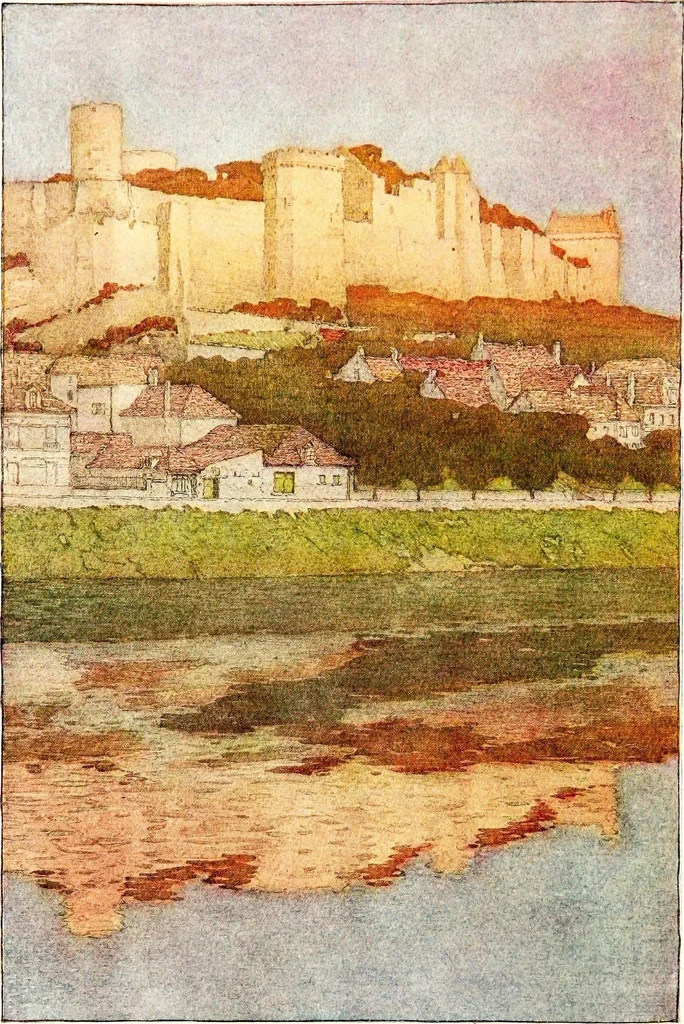 An illustration from The châteaux of Touraine, 1906, leaf 8
