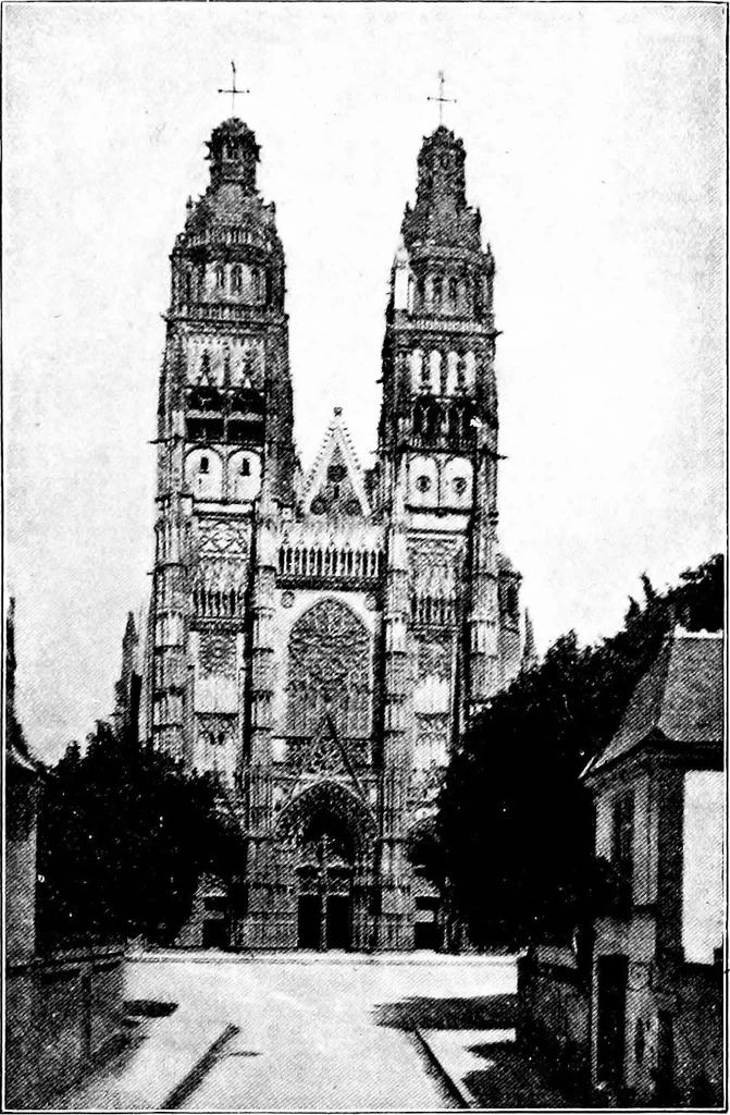 An illustration from Summer holidays among the glories of France, her cathedrals and churches, 1902, leaf 106
