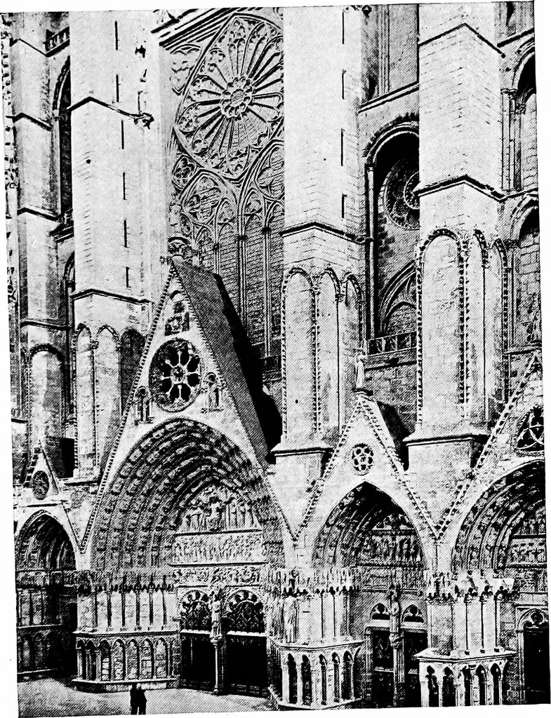 An illustration from Summer holidays among the glories of France, her cathedrals and churches, 1902, leaf 124