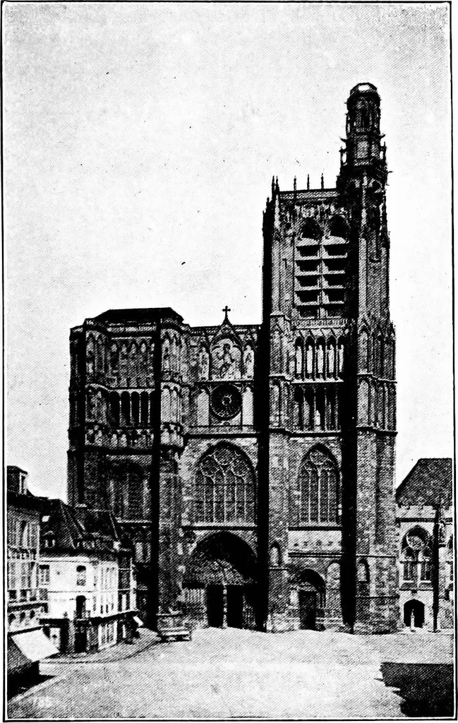 An illustration from Summer holidays among the glories of France, her cathedrals and churches, 1902, leaf 142