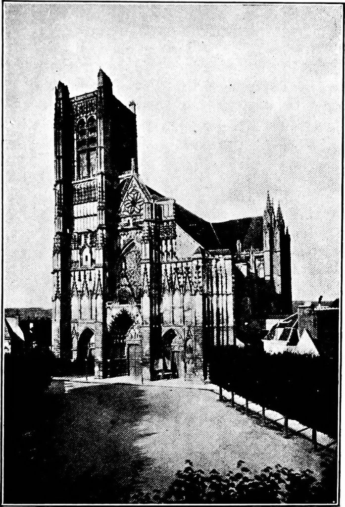 An illustration from Summer holidays among the glories of France, her cathedrals and churches, 1902, leaf 160