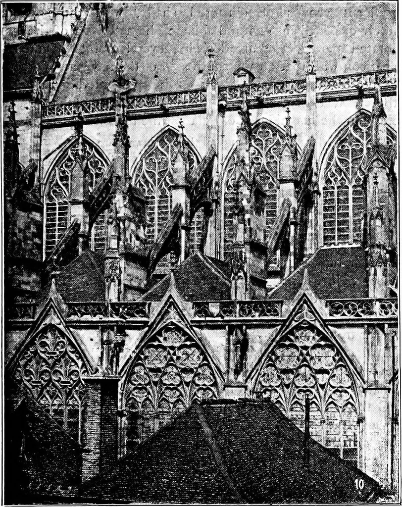 An illustration from Summer holidays among the glories of France, her cathedrals and churches, 1902, leaf 182