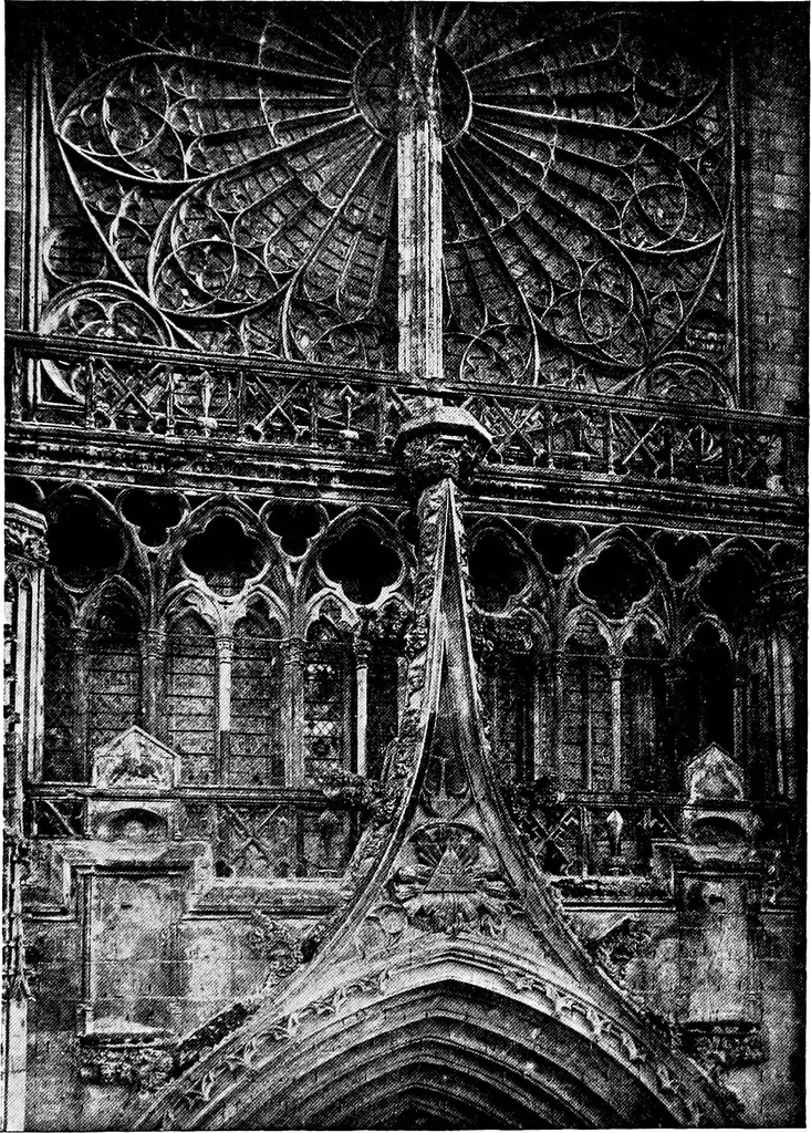 An illustration from Summer holidays among the glories of France, her cathedrals and churches, 1902, leaf 186