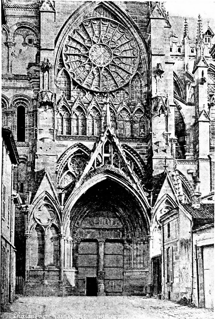 An illustration from Summer holidays among the glories of France, her cathedrals and churches, 1902, leaf 192