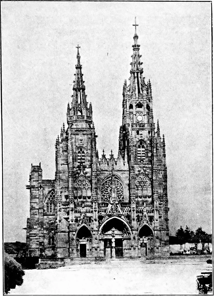 An illustration from Summer holidays among the glories of France, her cathedrals and churches, 1902, leaf 194