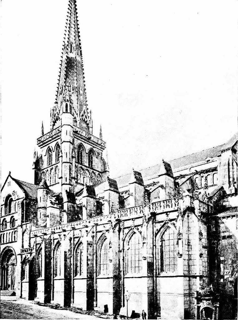 An illustration from Summer holidays among the glories of France, her cathedrals and churches, 1902, leaf 238
