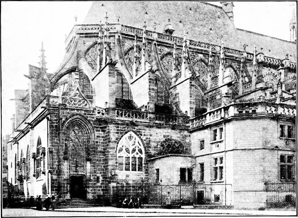 An illustration from Summer holidays among the glories of France, her cathedrals and churches, 1902, leaf 244