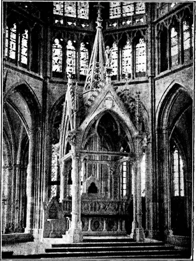 An illustration from Summer holidays among the glories of France, her cathedrals and churches, 1902, leaf 262