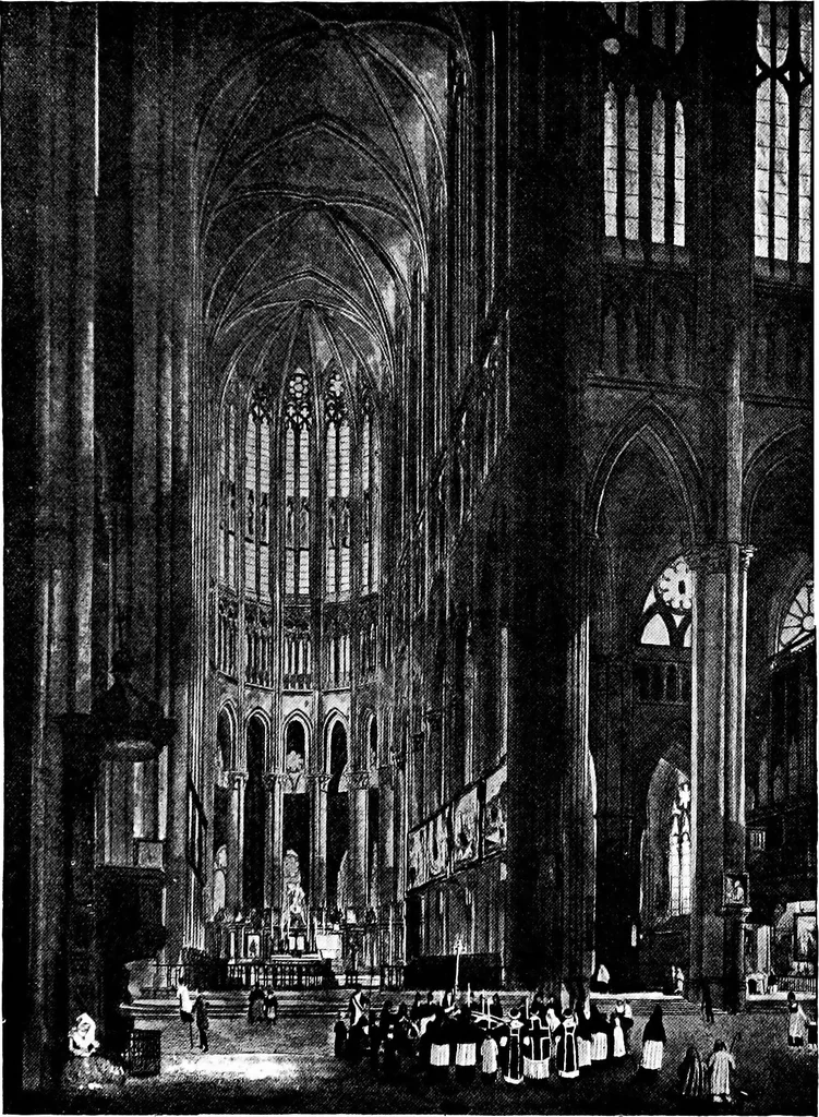 An illustration from Summer holidays among the glories of France, her cathedrals and churches, 1902, leaf 284