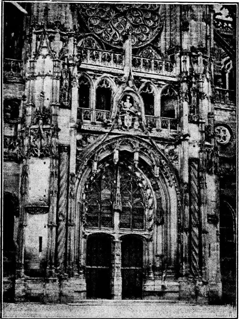 An illustration from Summer holidays among the glories of France, her cathedrals and churches, 1902, leaf 292