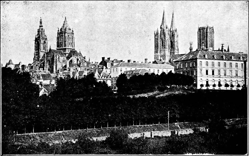 An illustration from Summer holidays among the glories of France, her cathedrals and churches, 1902, leaf 59