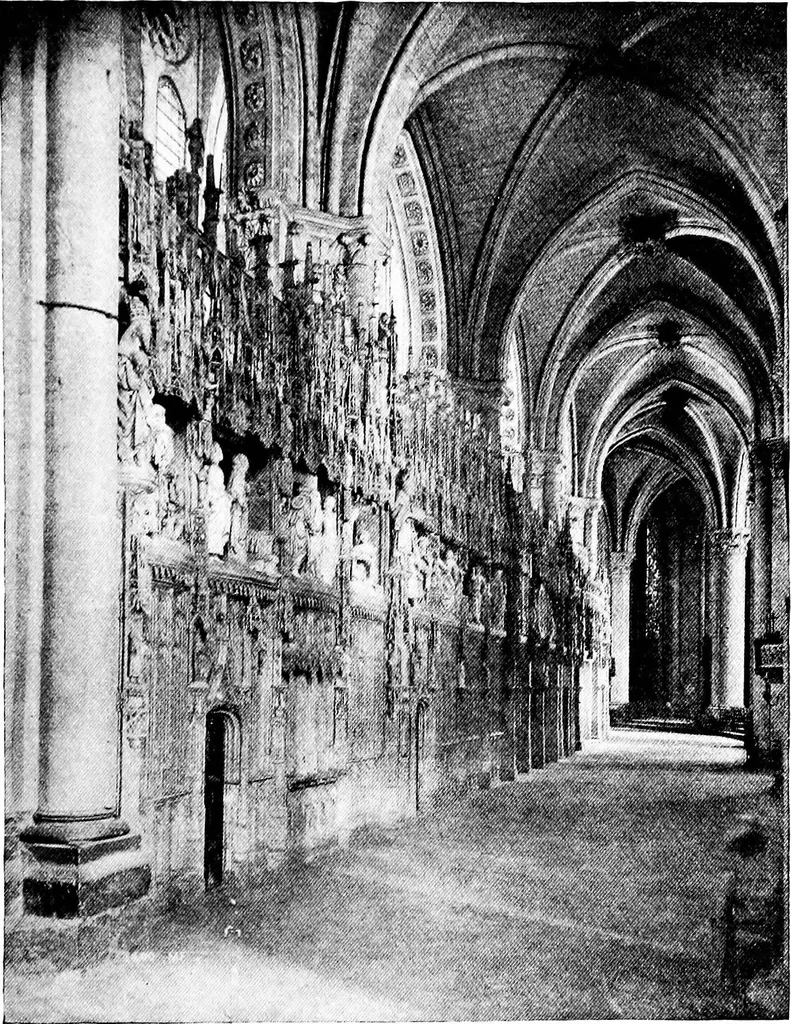 An illustration from Summer holidays among the glories of France, her cathedrals and churches, 1902, leaf 82