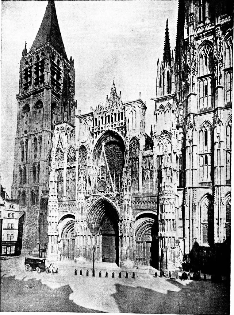 An illustration from Summer holidays among the glories of France, her cathedrals and churches, 1902, leaf 9