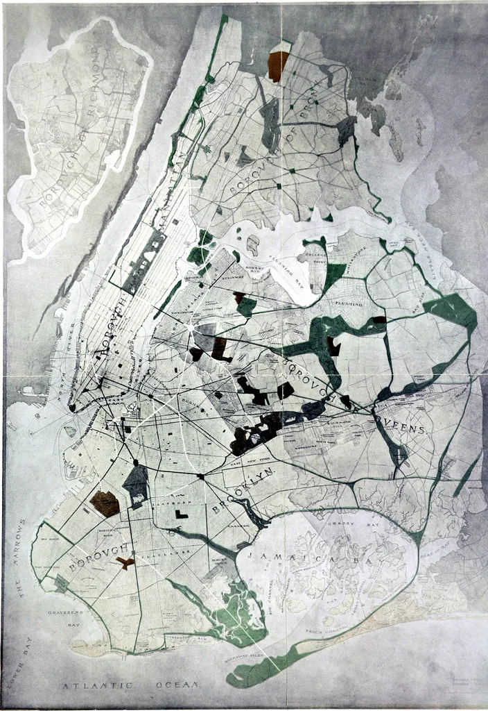 An illustration from The report of the New York City Improvement Commission to ... George B. McClellan, mayor ... and to the Board of aldermen ... MCMVII, 1907, leaf 41