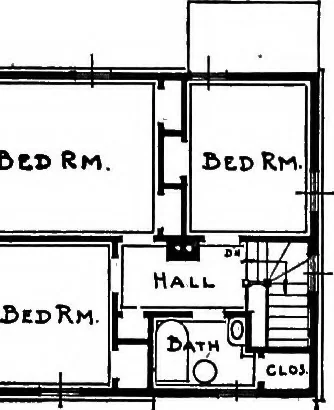 An illustration from Industrial housing, 1920, leaf 33