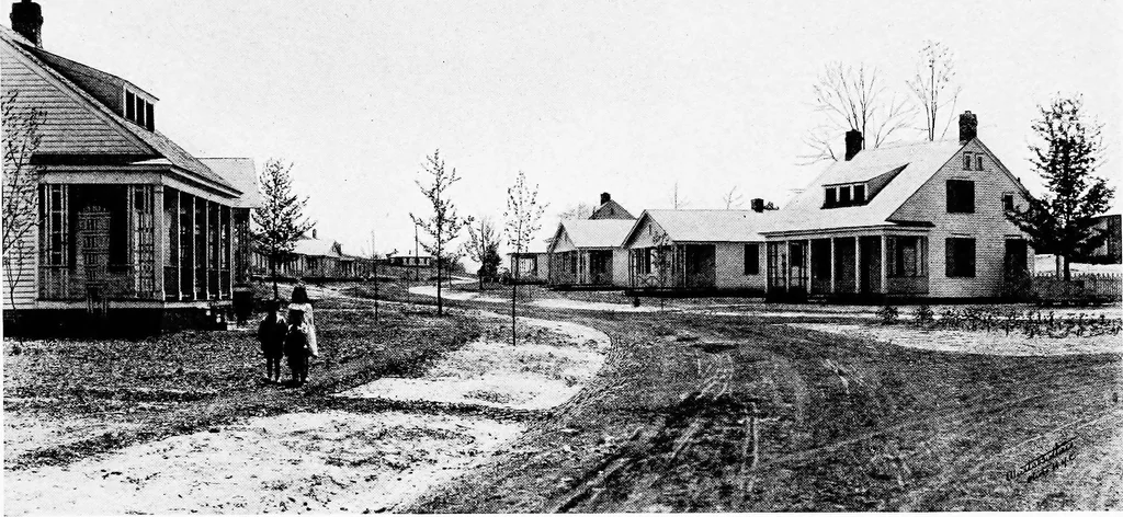 An illustration from Industrial housing, 1920, leaf 40