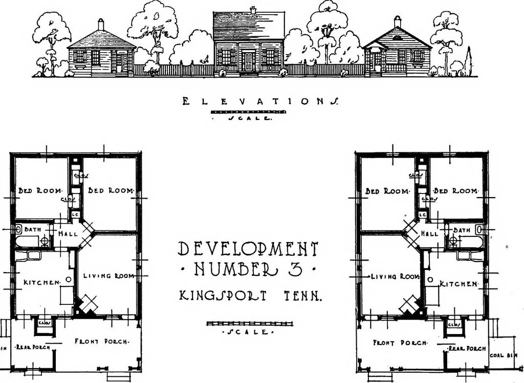 An illustration from Industrial housing, 1920, leaf 41