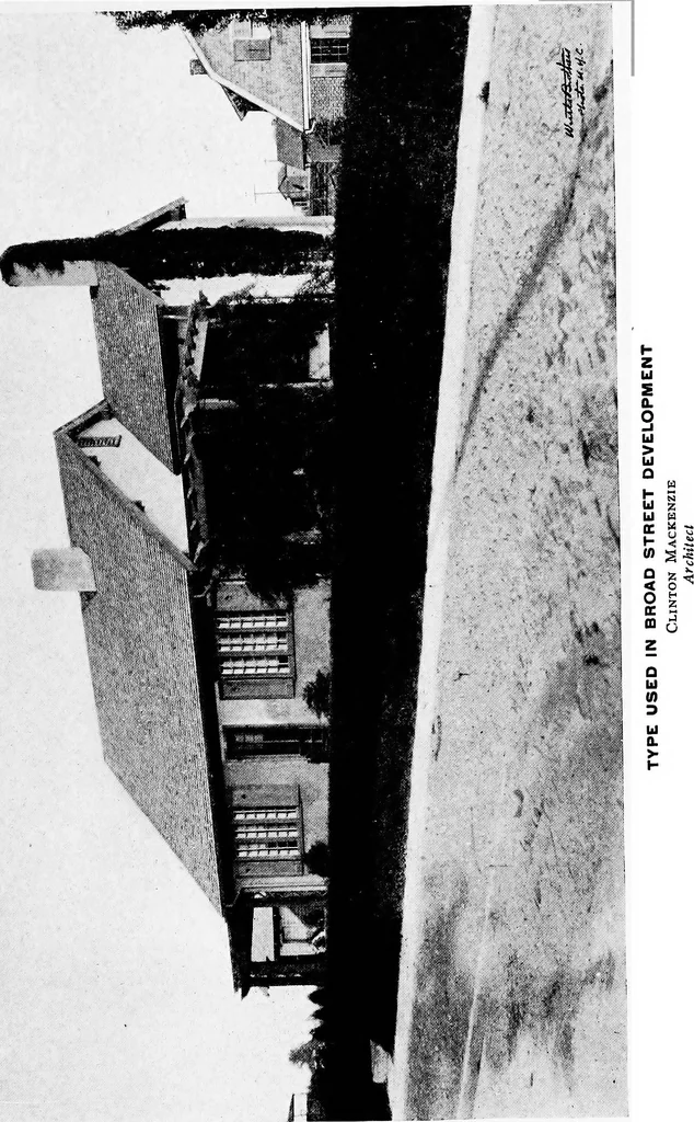 An illustration from Industrial housing, 1920, leaf 48