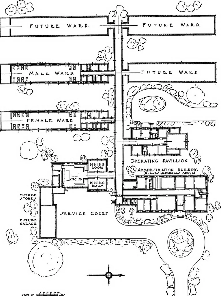 An illustration from Industrial housing, 1920, leaf 57