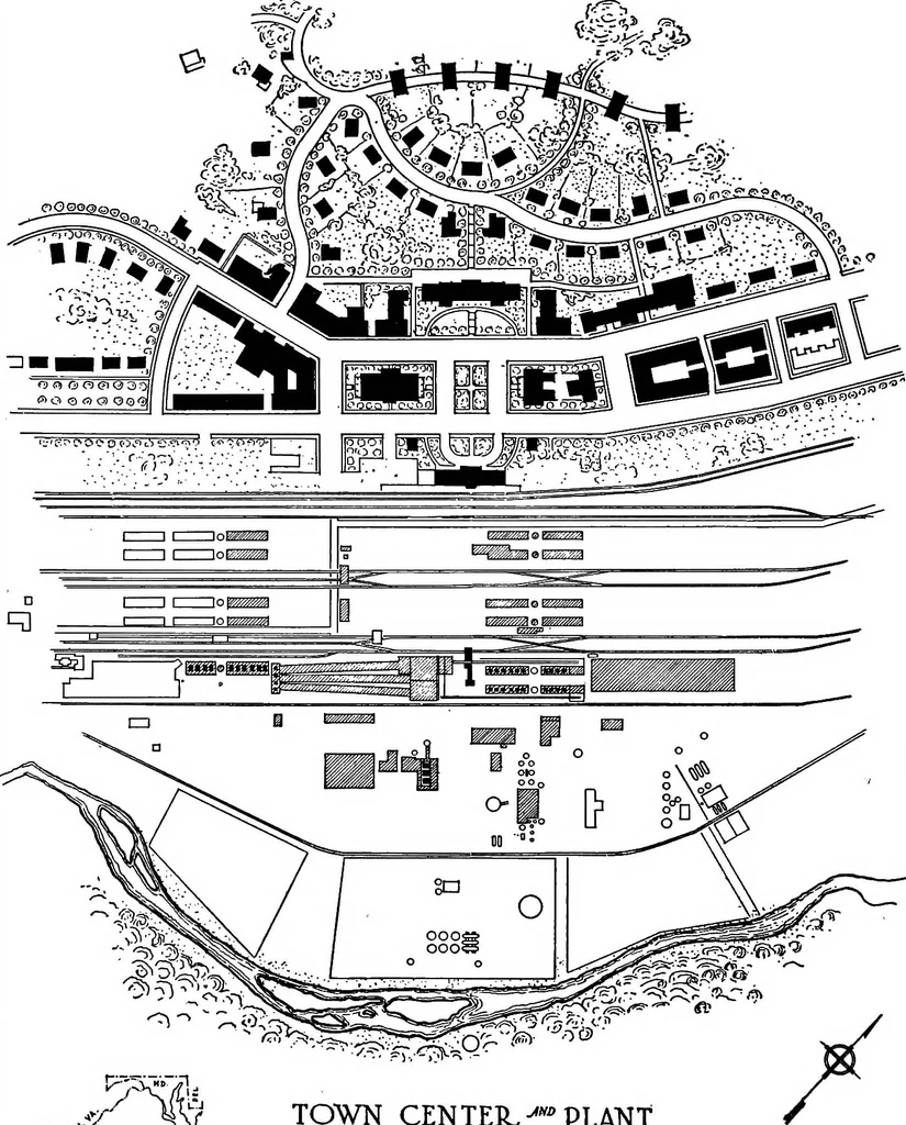 An illustration from Industrial housing, 1920, leaf 59